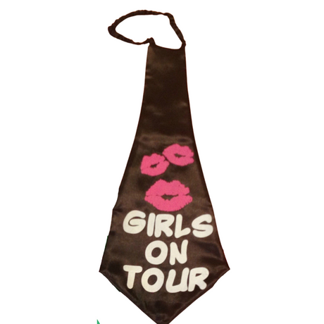 Jumbo Hen Party Neck Tie - Fun Accessory for Girls' Night Out - Black