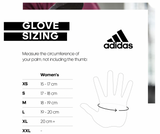 Adidas Climalite Womens Gym Gloves Essential Weight Grip Sports Training - Extra Large - Side View