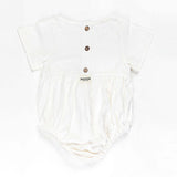 Linen Daisy Romper for Babies & Kids - Size 2 Years