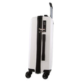 Pierre Cardin Milleni Hardshell Travel Luggage Set - 3-Piece Suitcase Collection in White