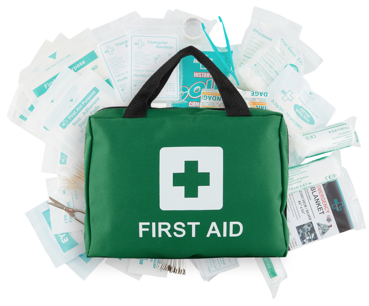 210 PCS Emergency First Aid Kit Medical Travel Set Workplace Family Safety AU