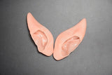 Pointed Latex Elf Ears for Halloween Costumes - Ideal for Wizards, Vampires, and Aliens