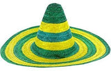 Aussie Green Gold Mexican Sombrero Hat for Party Costumes