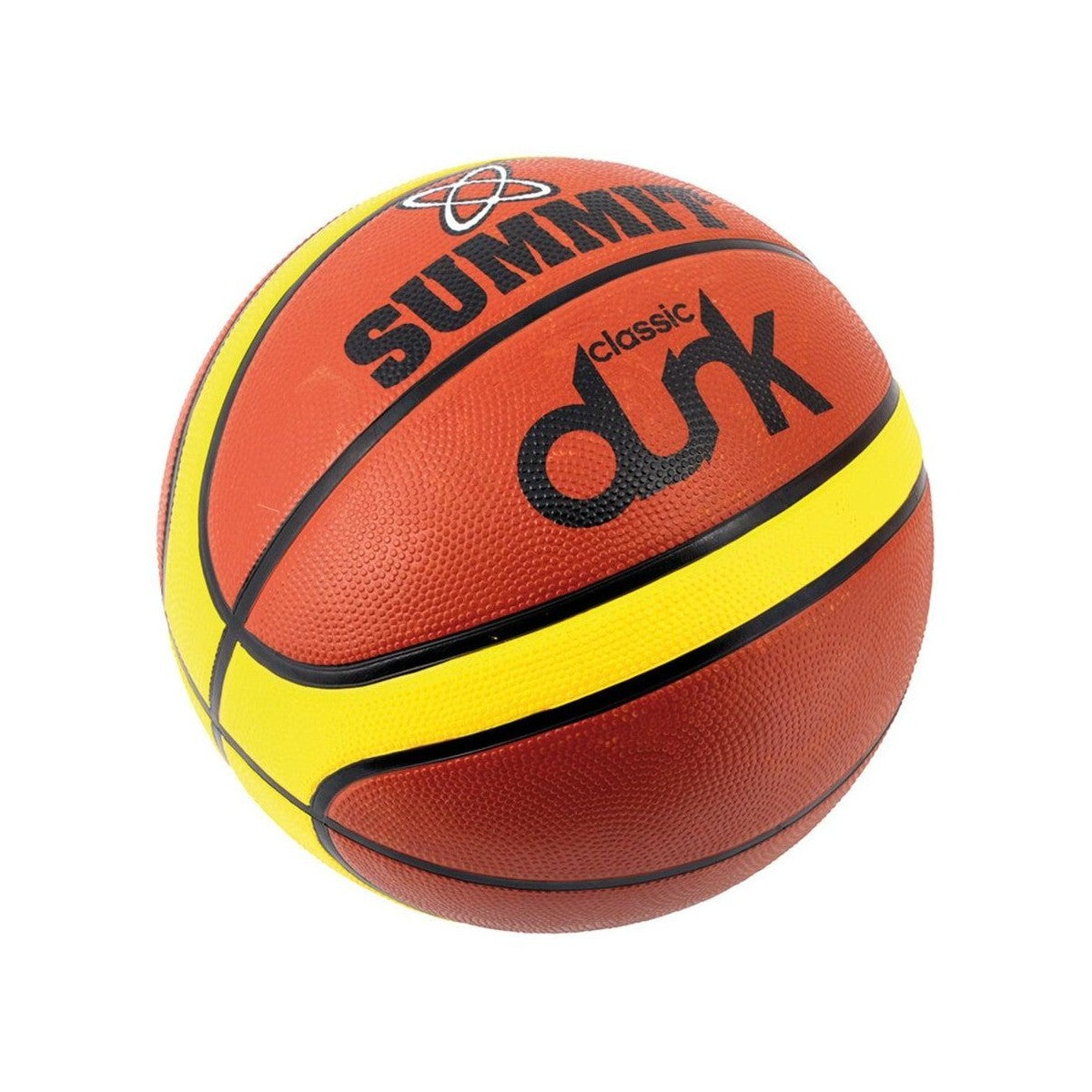 Versatile Summit Classic Dunk Basketball - Size 7 Rubber Ball for Indoor and Outdoor Play