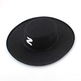 Zorro-Inspired Spanish Bandit Hat for All Ages - Ideal for Costume Events and Halloween Celebrations