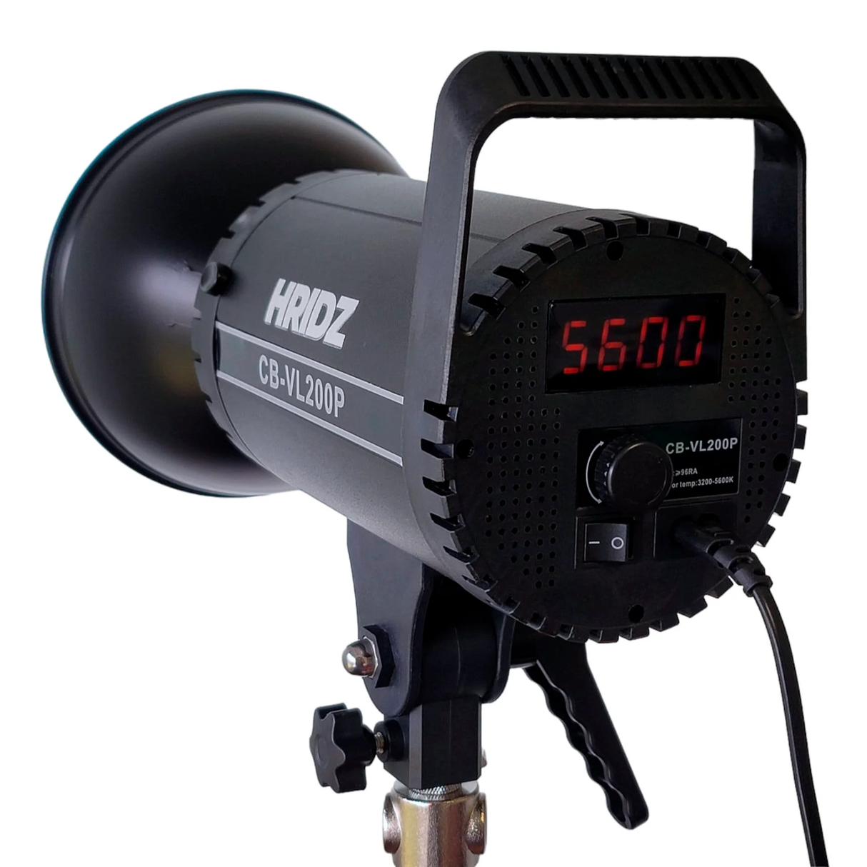 HRIDZ 200W Bi-Colour LED Video Light with Dimmable Features and Bowen Mount