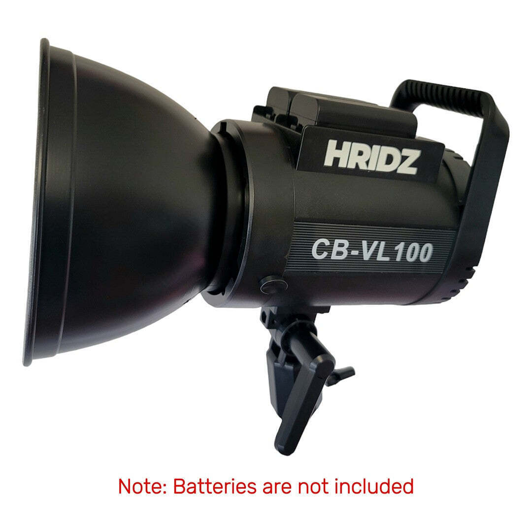 HRIDZ CB-VL100 100W Bi-Colour LED Video Light with Battery Operation for Professional Photography and Videography