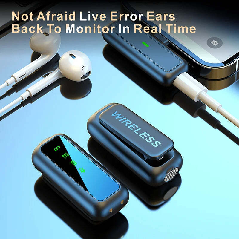 HridZ SX6 Dual Wireless Lavalier Microphone System for Vlogging, Singing, and Teaching