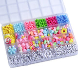 950-Piece Colorful Acrylic Beads Kit with Alphabet Beads for Creative Jewelry Making