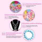 28 Grid 4500pcs Acrylic Seed Beads Craft Set with A-Z Letter Beads for DIY Jewelry Making