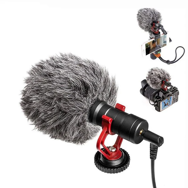 Hrid MG1 Compact Cardioid Shotgun Lavalier Microphone for Smartphones and Cameras