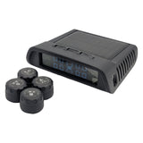 HRIDZ 1050 Solar-Powered Wireless Tire Pressure Monitoring System with 4 Sensors