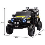 12V Kids Electric Ride On Jeep – Black