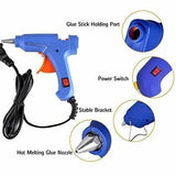 Versatile Hot Melt Glue Gun Repair Kit with 50 Glitter Glue Sticks