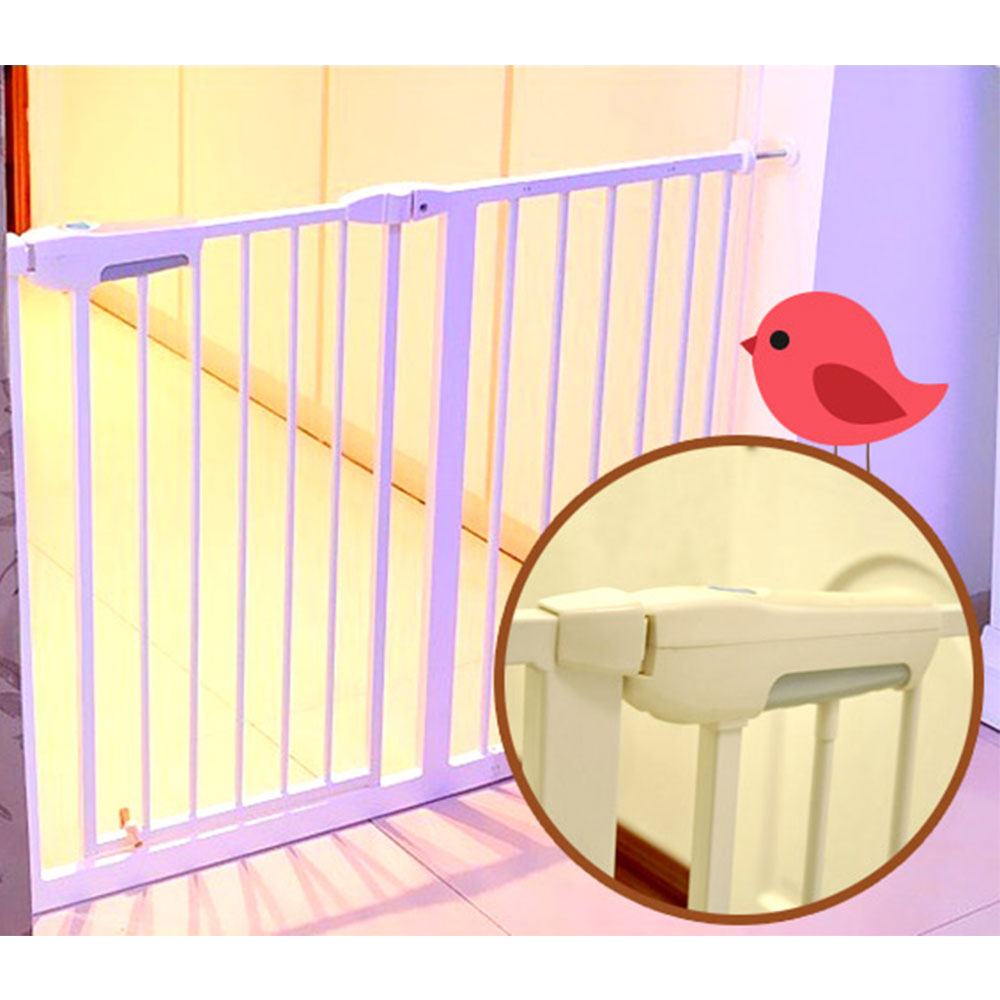 Adjusted Baby Pet Child Safety Security Gate Auto Swing Door