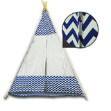 Giant Cotton Canvas Kids Teepee Children Pretend Play Tent Indoor Outdoor Party