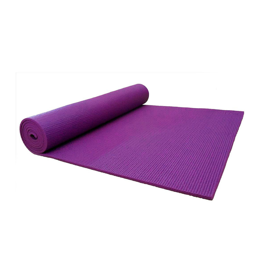 Extra Thick 6mm PVC Yoga Gym Pilate Mat Fitness Non Slip Exercise Board - purple