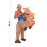 COWBOY Fancy Dress Inflatable Suit -Fan Operated Costume - Extra Image