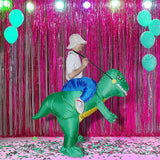 DINO Fancy Dress Inflatable Suit -Fan Operated Costume - Front View