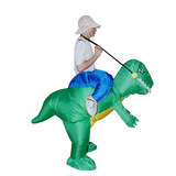 DINO Fancy Dress Inflatable Suit -Fan Operated Costume - Rear View