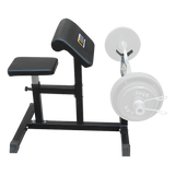 Preacher Curl Bench Weights Commercial Bicep Arms - 45-Degree Angle