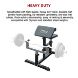 Preacher Curl Bench Weights Commercial Bicep Arms - Extra Image