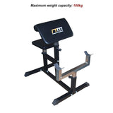 Preacher Curl Bench Weights Commercial Bicep Arms - Extra Image