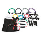 19PC Resistance Exercise Fitness Bands Tubes Kit Yoga Set