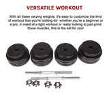 30KG Adjustable Dumbbell Set