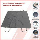 Dog Car Back Seat Cover Hammock Waterproof