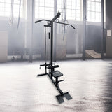 Lat PullDown Low Row Fitness Machine - Front View