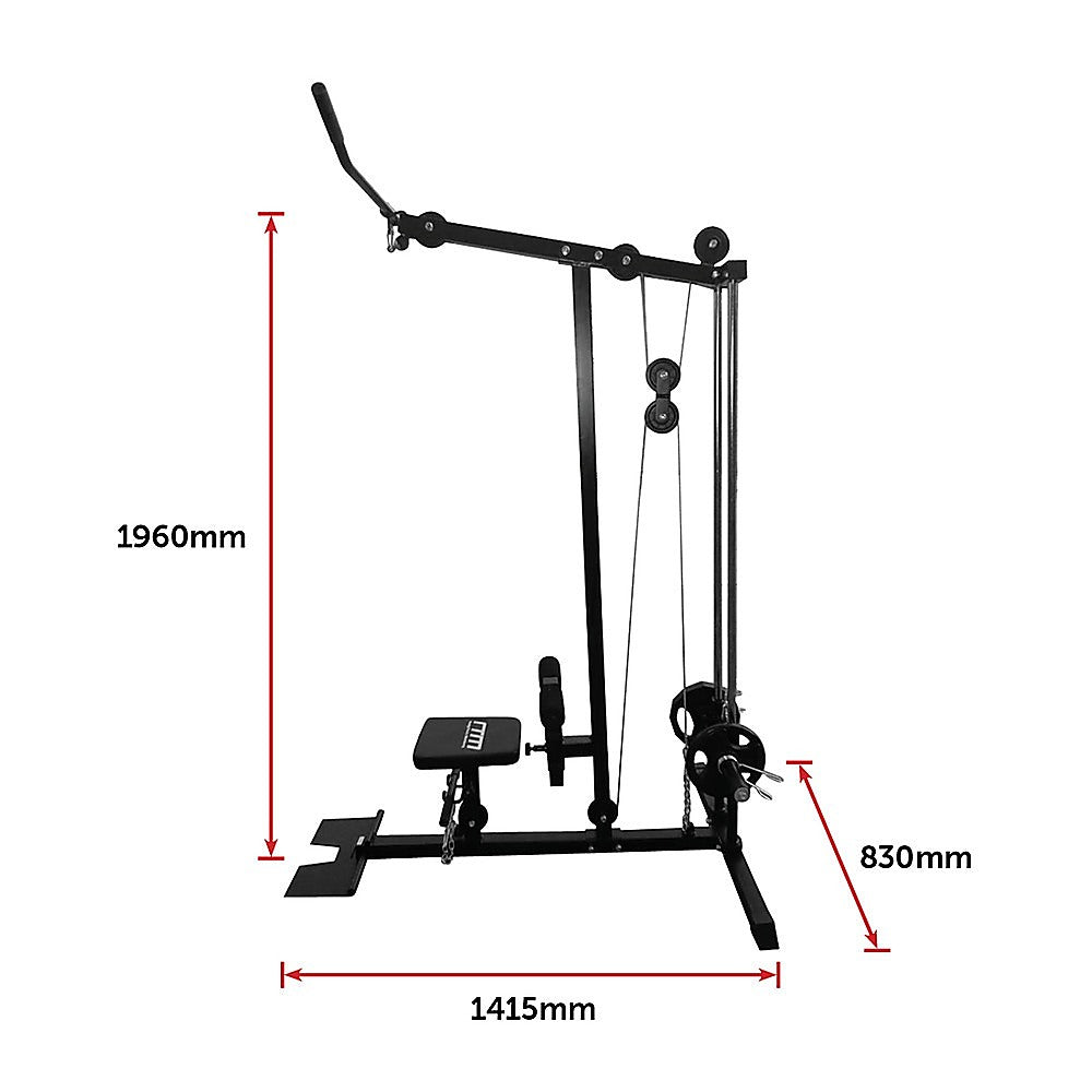 Lat PullDown Low Row Fitness Machine