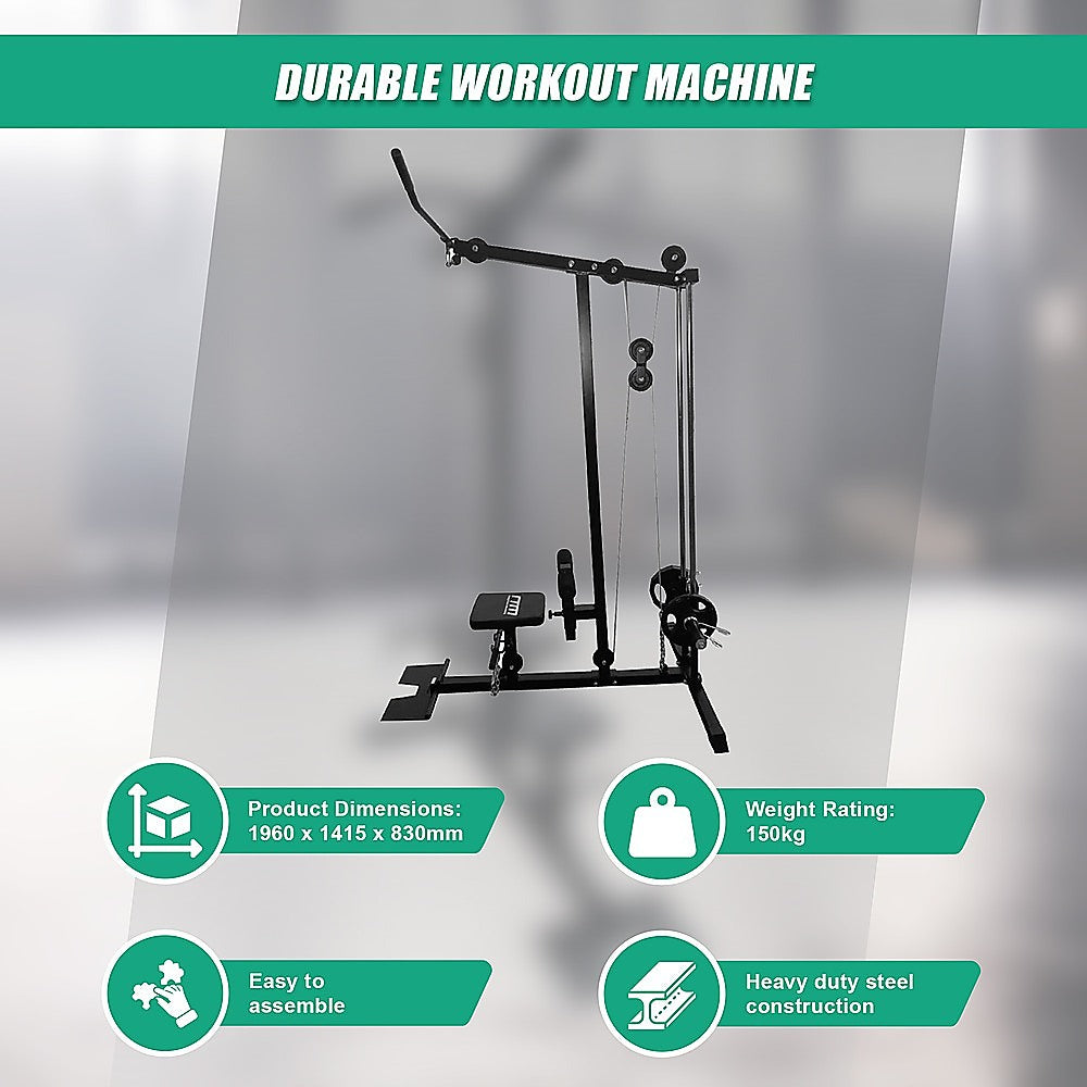 Lat PullDown Low Row Fitness Machine