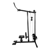 Lat PullDown Low Row Fitness Machine - Top-Down View