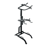 Power Tower Chin Up Dip Pull Push Up Machine - Close-Up Angle