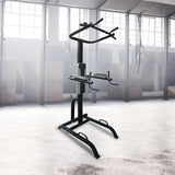 Power Tower Chin Up Dip Pull Push Up Machine - Front View