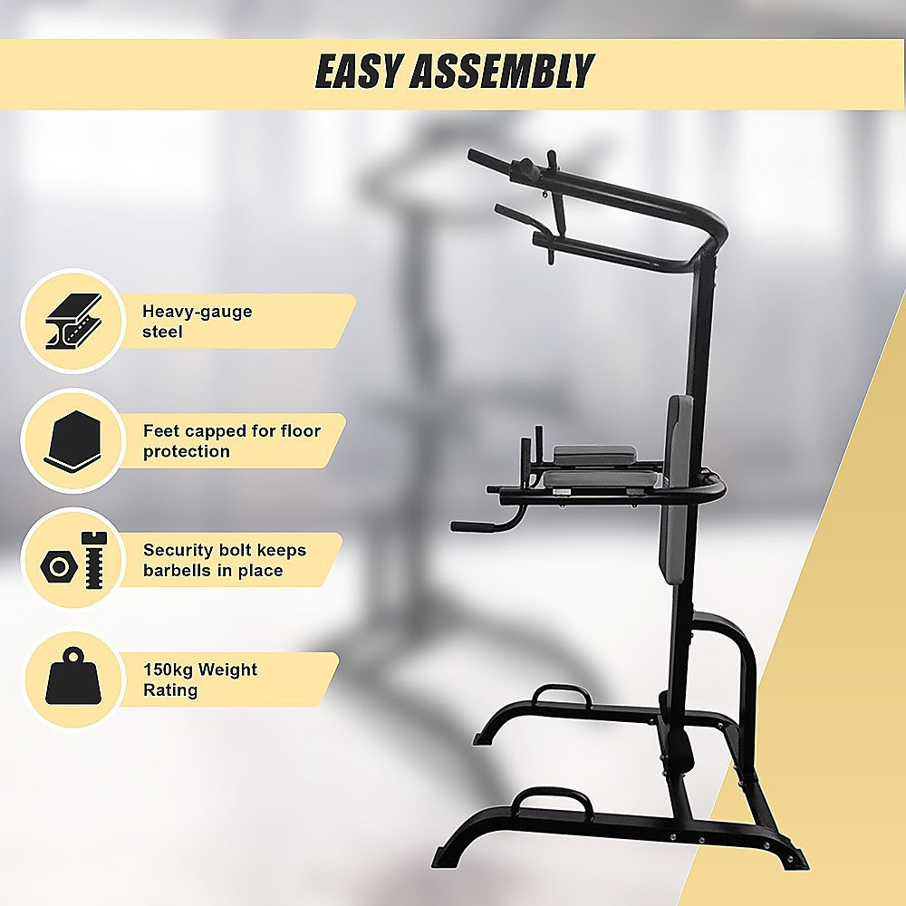 Power Tower Chin Up Dip Pull Push Up Machine