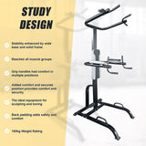 Power Tower Chin Up Dip Pull Push Up Machine - Low Angle