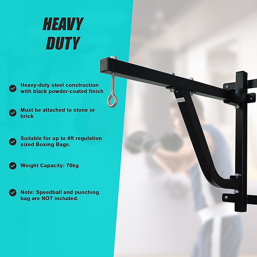 Boxing Punching Bag Wall Pivot Rack