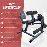 Leg Extension Curl Machine - Close-Up Angle