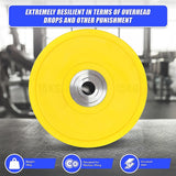 15KG PRO Olympic Rubber Bumper Weight Plate