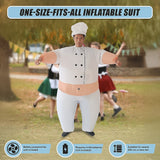 CHEF Fancy Dress Inflatable Suit -Fan Operated Costume - Extra Image