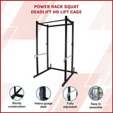 Power Rack Squat Deadlift HD Lift Cage - Side View