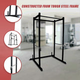 Power Rack Squat Deadlift HD Lift Cage - Close-Up Angle