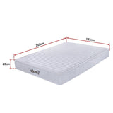 Palermo Contour 20cm Encased Coil King Mattress CertiPUR-US Certified Foam