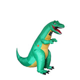 Dinosaur T-Rex Fancy Dress Fan Inflatable Costume Tyrannosaurus Suit - Close-Up Angle