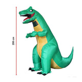 Dinosaur T-Rex Fancy Dress Fan Inflatable Costume Tyrannosaurus Suit - Extra Image