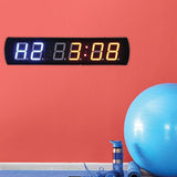 6 Digit Digital Timer Interval Fitness Clock - Front View