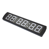 6 Digit Digital Timer Interval Fitness Clock - Rear View