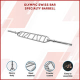 Olympic Swiss Bar Specialty Barbell - Side View